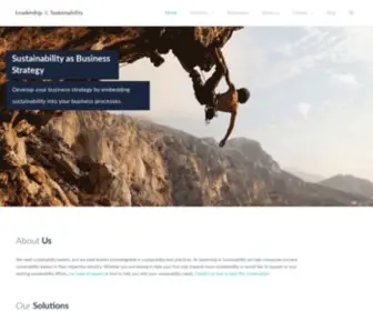 Leadership-Sustainability.com(Sustainability) Screenshot