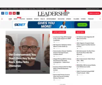 Leadership.ng(Leadership News) Screenshot