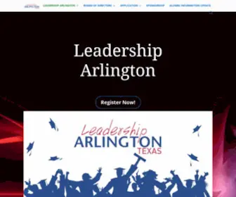 Leadershiparlingtontx.org(Leadership Arlington) Screenshot