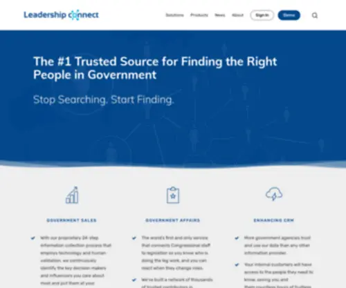 Leadershipdirectories.com(Leadership Connect) Screenshot