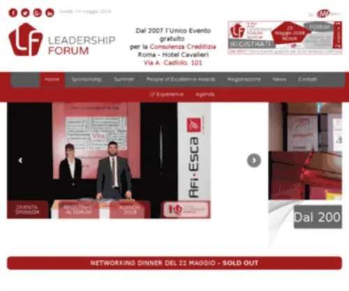 Leadershipforum.it(Leadership Forum) Screenshot