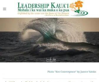 Leadershipkauai.org(Leadership Kaua'i) Screenshot