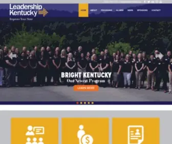 Leadershipky.org(Leadership Kentucky) Screenshot