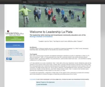 Leadershiplaplata.org(Leadership Skills Training) Screenshot