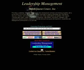 Leadershipmanagement.com(Leadership and Management Development) Screenshot