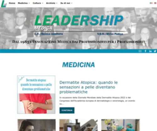 Leadershipmedica.com(Leadership Medica) Screenshot