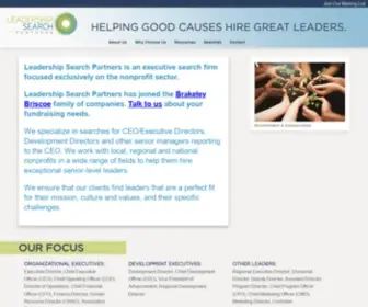 Leadershipsearch.com(Brakeley Briscoe) Screenshot