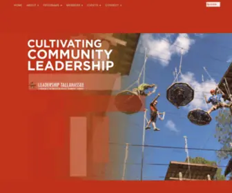 Leadershiptallahassee.com(Leadership Tallahassee's mission) Screenshot