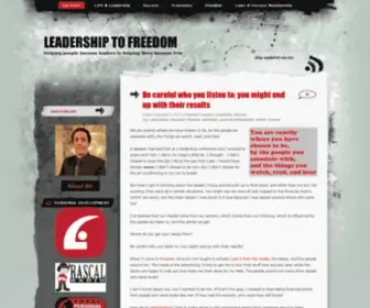 Leadershiptofreedom.com(Leadership to Freedom) Screenshot