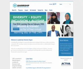 Leadershipwaterlooregion.org(Leadership Waterloo Region) Screenshot