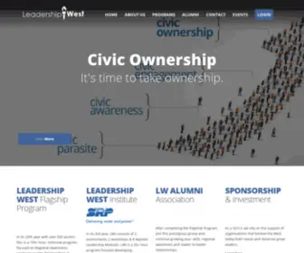 Leadershipwest.org(Leadership West) Screenshot