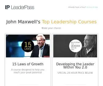 Leadersmultiply.com(John Maxwell) Screenshot