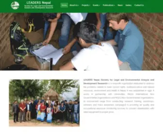 Leadersnepal.org.np(Just another WordPress site) Screenshot