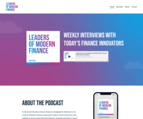 Leadersofmodernfinance.com(Leaders of Modern Finance) Screenshot