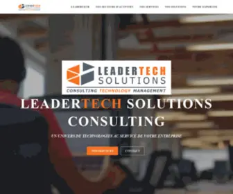 Leadertech-Solutions.com(LeaderTech Solutions) Screenshot