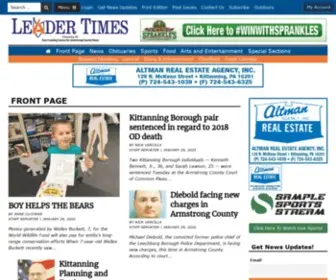 Leadertimes.com(The Kittanning Leader Times) Screenshot