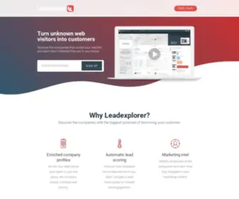 Leadexplorer.com(Leadexplorer) Screenshot