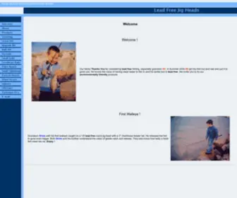 Leadfreejigheads.com(Premium Upgrade Quality Hooks Choices) Screenshot