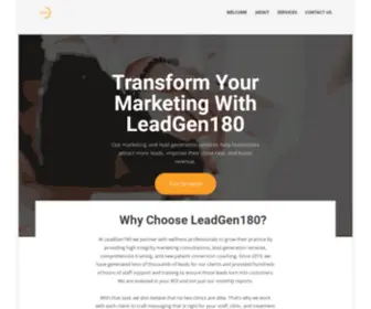 Leadgen180.com(Leadgen 180) Screenshot