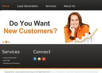 Leadgeneration.org.za(Lead Generation) Screenshot