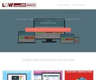 Leadgenerationwebsites.co.uk(Lead Generation Websites Custom Web Design & Business SEO Services UKLead Generating Websites) Screenshot