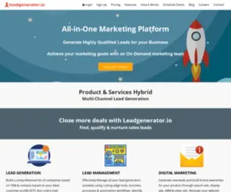 Leadgenerator.io(All-in-One Marketing Platform) Screenshot