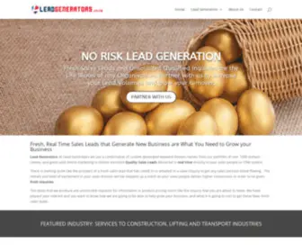 Leadgenerators.co.za(Sale Lead Generation Specialists) Screenshot