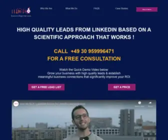 Leadgeni.com(Psycholinguistics & Automation for LinkedIn) Screenshot