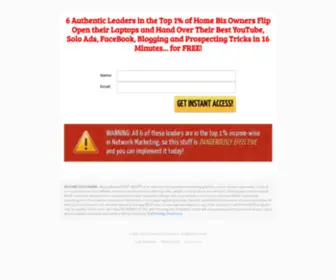 Leadgenmastery.com(Lead Generation Mastery) Screenshot