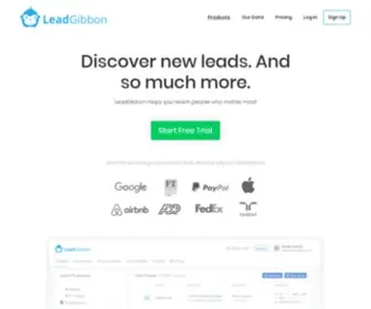 Leadgibbon.com(Leadgibbon) Screenshot