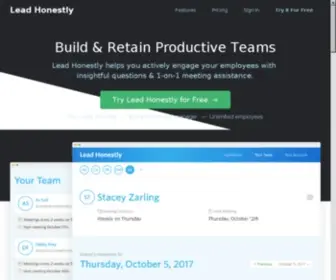 Leadhonestly.com(Lead Honestly) Screenshot