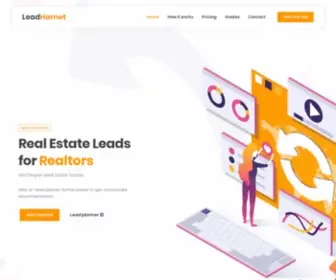 Leadhornet.com(Real Estate Leads in Canada and US) Screenshot