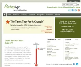 Leadingagenc.org(LeadingAge North Carolina) Screenshot