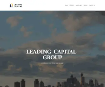 Leadingcapitalgroup.com(Leading Capital Group) Screenshot