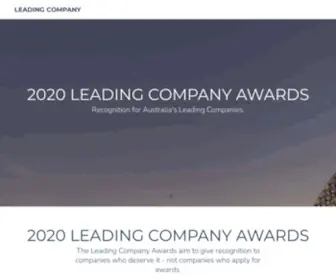 Leadingcompany.com.au(Advice, Articles and News for Business Leaders) Screenshot