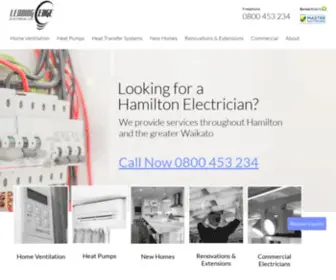 Leadingedgeelectrical.co.nz(Electrical wiring Hamilton electrician Cambridge Morrinsville) Screenshot