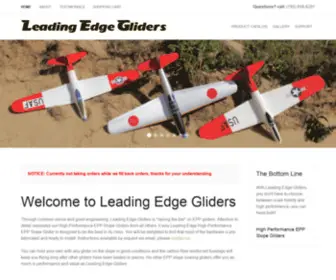 Leadingedgegliders.com(Leading Edge Gliders) Screenshot