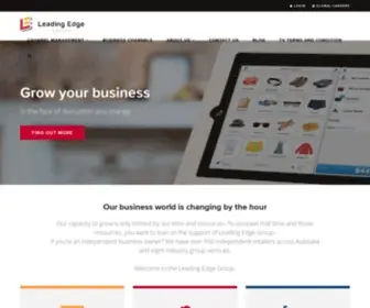 Leadingedgegroup.com.au(Our business world) Screenshot