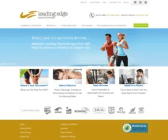 Leadingedgephysicaltherapy.com.au(Physio in Adelaide) Screenshot