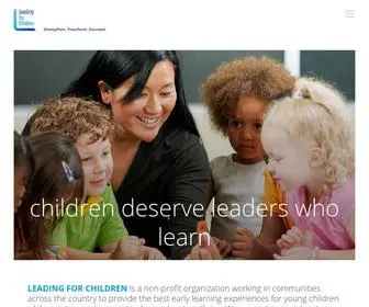 Leadingforchildren.org(Strengthen) Screenshot