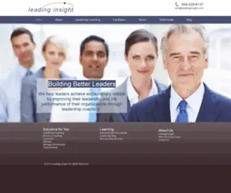 Leadinginsight.com(Leading Insight) Screenshot