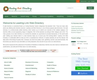 Leadinglinkdirectory.com(Leading Link Directory) Screenshot