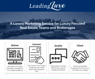 Leadingluxe.com(Leading Luxe) Screenshot