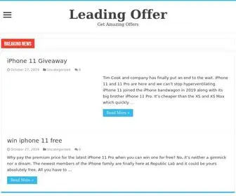 Leadingoffer.website(Leading Offer) Screenshot