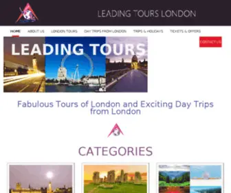 Leadingtourslondon.com(Leading Tours ltd) Screenshot