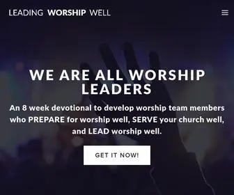 Leadingworshipwell.com(Leading Worship Well) Screenshot