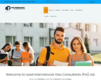 Leadintlk.com(Lead International Visa Consultants (Pvt) Ltd) Screenshot