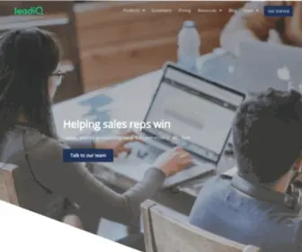 Leadiq.com(B2B Outbound Sales Prospecting Software) Screenshot