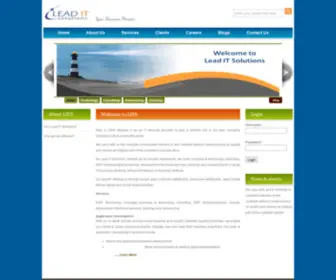 Leadits.com(Lead IT Solutions) Screenshot