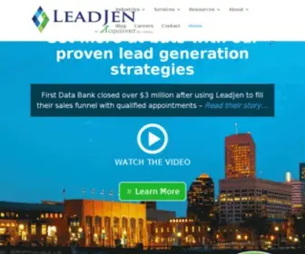 Leadjen.com(Outsourced SDR Services) Screenshot